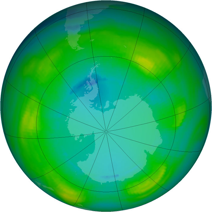 Ozone Map 1980-08-15